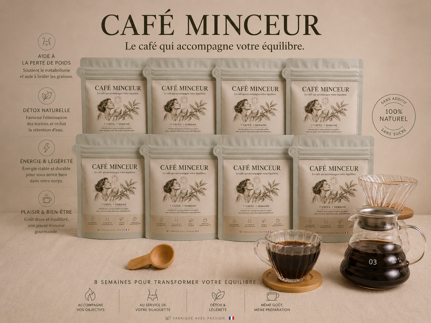 Cure Café Minceur 8 semaines avec Coffee Maker
