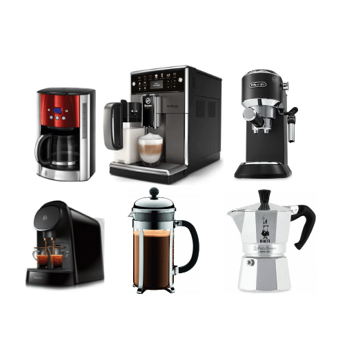 Différents types de machines à café compatibles avec la préparation Café Minceur